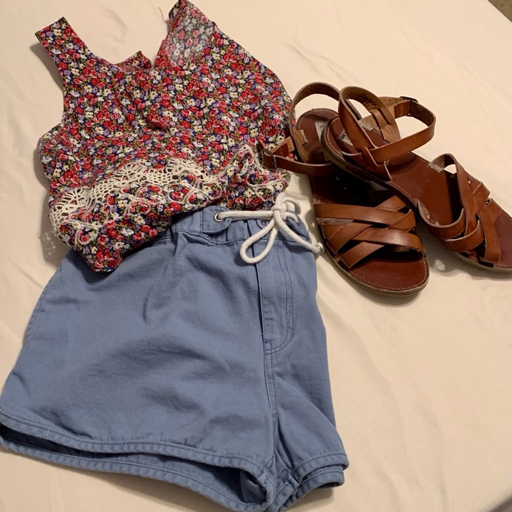 ⭐️SALE⭐️Blue Drawstring Shorts